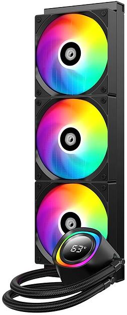 Система водяного охлаждения ID-Cooling FX360 TD ARGB Soc-AM5/AM4/1200/1700/1851 черный 4-pin 27.2dB Al+Cu LCD 350W Ret фото 2