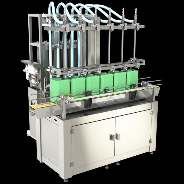Автомат розлива спокойных и пенящихся жидкостей в тару 0,5 - 2,0 л АР-3000П-МГ (поршневой, со смещением, с опусканием) фото 10