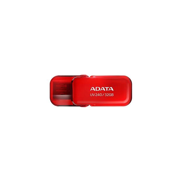Флешка USB A-Data UV240 32ГБ, USB2.0, красный [auv240-32g-rrd] фото 1