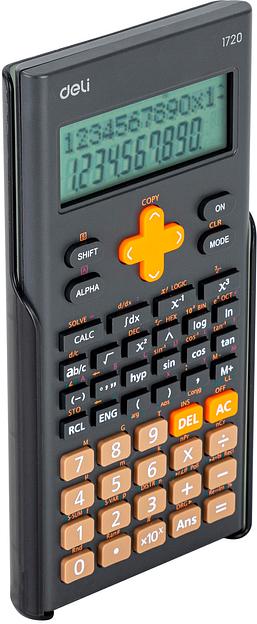 Калькулятор научный Deli E1720-black черный 12-разр. фото 2