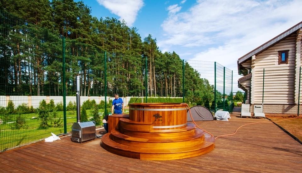 Купель уличная круглая №8 фото 1