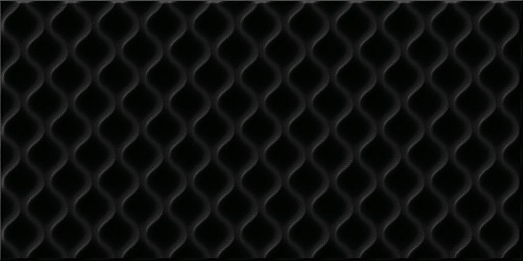 Плитка керамическая CERSANIT Deco 598х298 черный рельеф 11830 (DEL232) цена за м2 фото 1