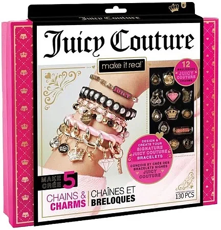 Набор для творчества Make It Real Цепочки с бусинами Juicy Couture Chains & Charms 4404MR фото 1