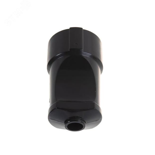 Гнездо штепсельное с заземлением черное 16А 250В фото 3