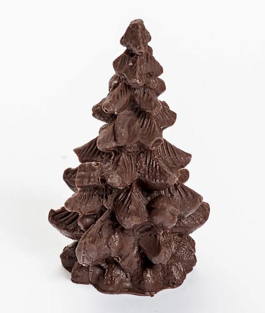 Новогодняя шоколадная фигурка ручной работы Fradе́ «Ёлка» 34 г фото 1