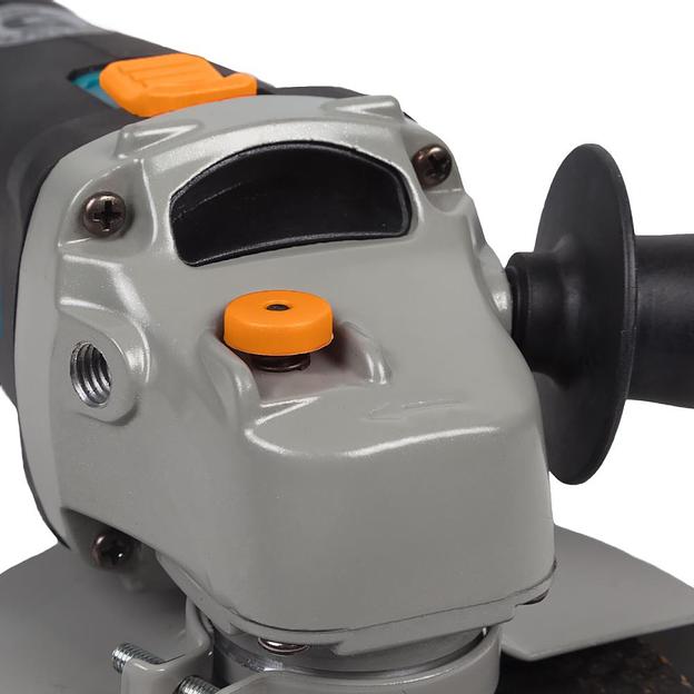 Bort Машина шлифовальная угловая аккумуляторная BWS-18Li-125 {18 В; Li-Ion; 3 Ач; 9000 об/мин; 22,5 мм; 1,7 кг; 4 Ач; батарей 2 шт; аксессуаров 5 шт; гарантия 2 г} [93722340] фото 3