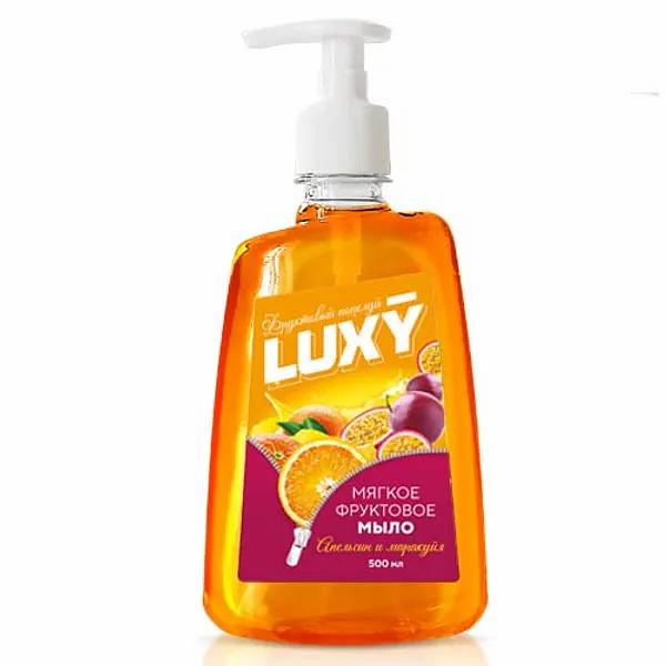 Мыло жидкое Luxy 0,5 л «Апельсин и маракуйя» ОПТ фото 1