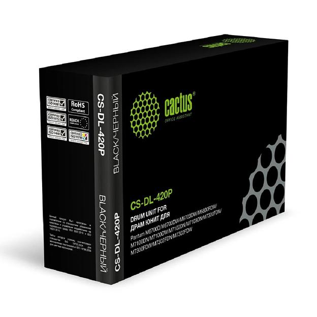 Блок фотобарабана Cactus CS-DL-420P DL-420 черный ч/б:30000стр. для M6700D/M6700DW/M6703DW/M6800FDW/M7100DN/M7100DW/M7102DN/M7103DN/M7300FDN/M7300FDW/M7302FDN/M7302FDW Pantum фото 1
