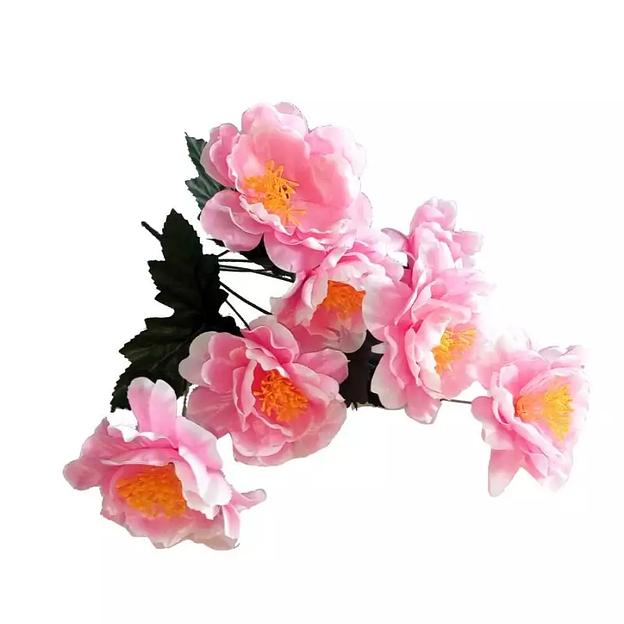 Букет с пионами 7 голов 42см 373-673 фото 2