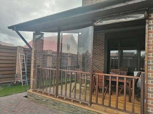 Мягкие окна на террасу под ключ фото 1