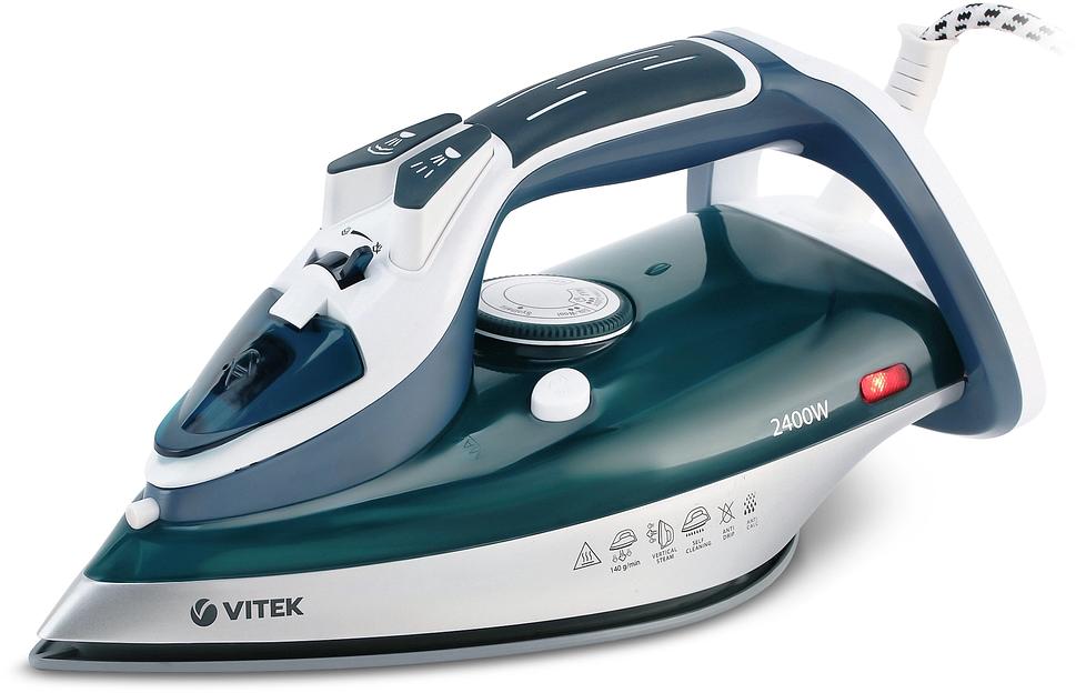 Утюг Vitek VT-8306 2400Вт белый/зеленый фото 1