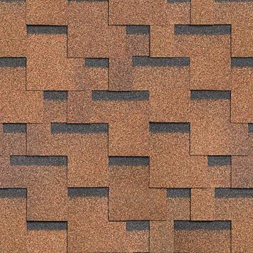 Мягкая черепица Shinglas Ультра ФОКСТРОТ однослойная Миндаль фото 1