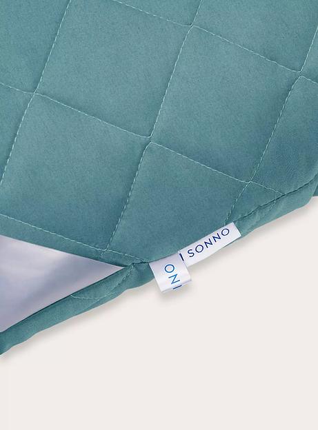 Подушка SONNO Aura 70x70 гипоаллергенный наполнитель Amicor TM Цвет Бельгийский зеленый ОПТ фото 6