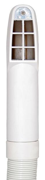 Фен настенный со шлангом G-teq 8723, 1000 Вт, 1 кВт, 15 м/с, пластик белый с дополнительной розеткой фото 5