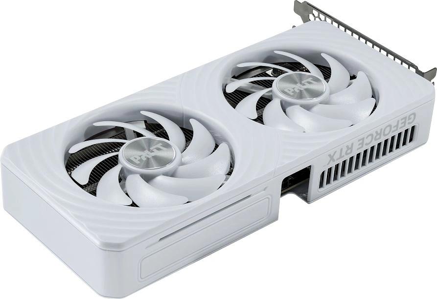 Видеокарта Palit PCI-E 5.0 PA-RTX5060Ti WHITE OC NVIDIA GeForce RTX 5060TI 8Gb 128bit GDDR7 2407/28000 HDMIx1 DPx3 HDCP Ret фото 3
