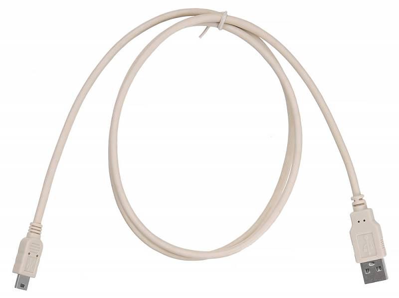 Кабель Buro USB2.0-M5P-1 USB A(m) mini USB B (m) 1м серый фото 2