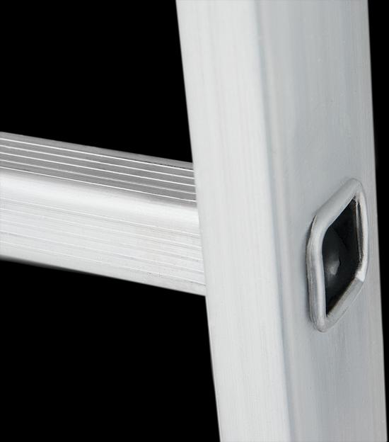 Лестница алюминиевая приставная NV 1210 на 15 ступеней ОПТ фото 2