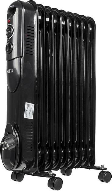 Радиатор масляный Ресанта ОМПТ-9НЧ 2000Вт черный фото 1