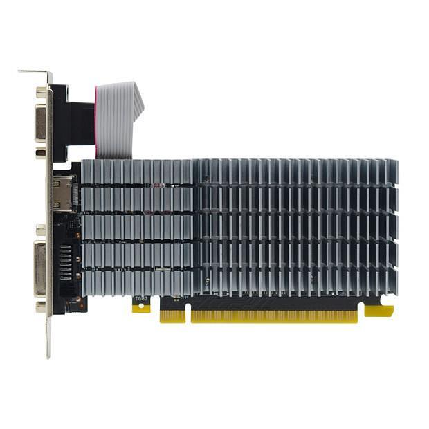 Видеокарта AFOX NVIDIA GeForce GT710, 1Гб GDDR3, 64 бита, LP, Retail (AF710-1024D3L5-V4) фото 1