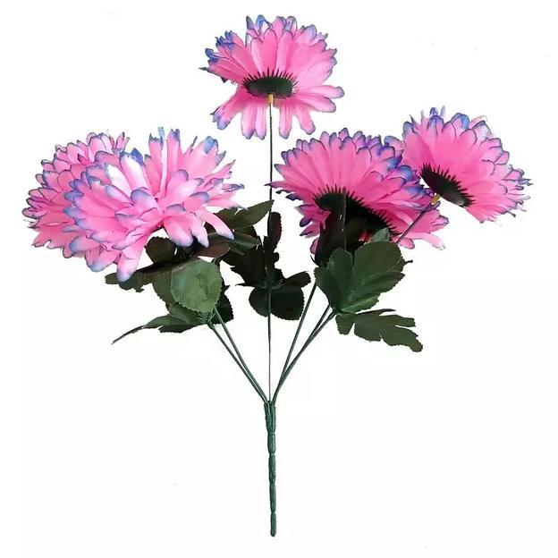 Букет шафранов на 6 голов 34см 274-529 фото 2