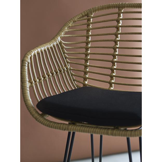 Стул полубарный Vetle Bent, ротанг фото 9