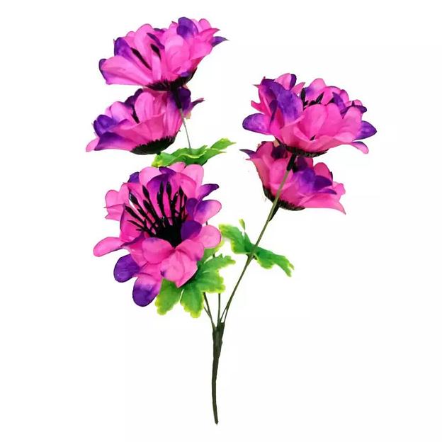 Букет с георгинами 5 голов 33см 366-567 фото 4