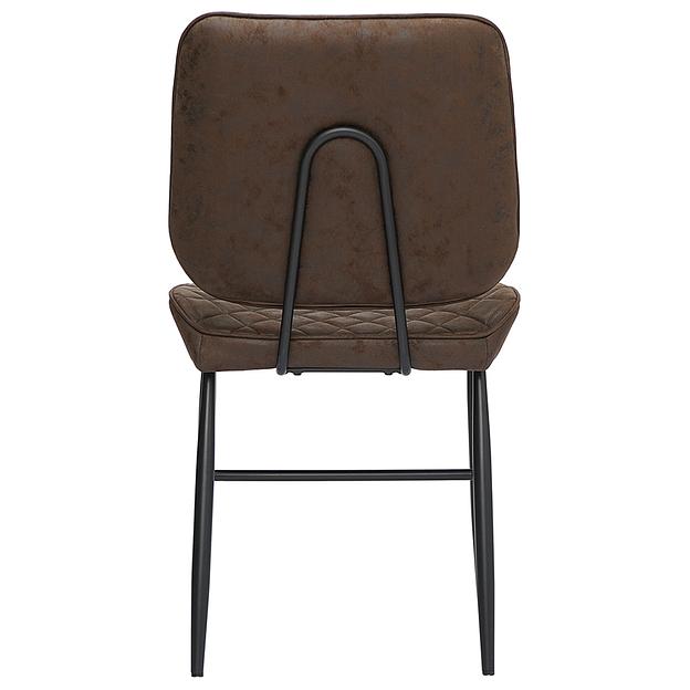 Стул Maril, экокожа, темно-коричневый фото 5