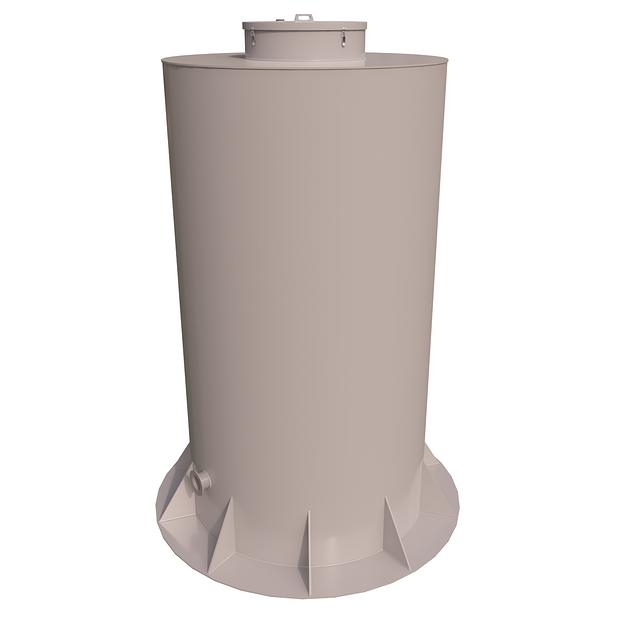 Пластиковые наземные емкости вертикального или горизонтального типа фото 1