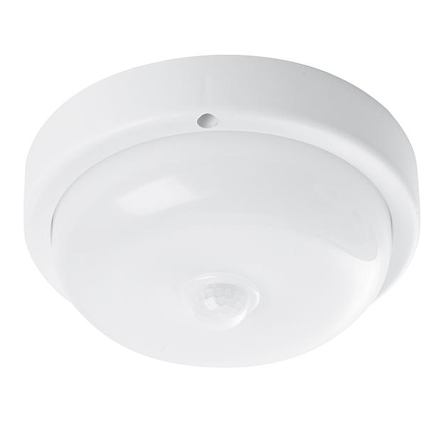 Светильник светодиодный ДБП-12w с датчиком 4500К 900Лм IP54 круглый белый фото 1