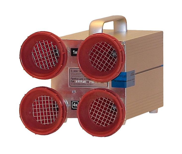 ПА-300М-1-2 аспиратор четырёхканальный в металлическом корпусе переносной фото 4