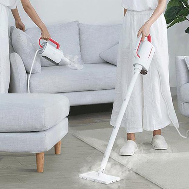 Пароочиститель многофункциональный Deerma Multifunctional Steamer ZQ610 Белый фото 3