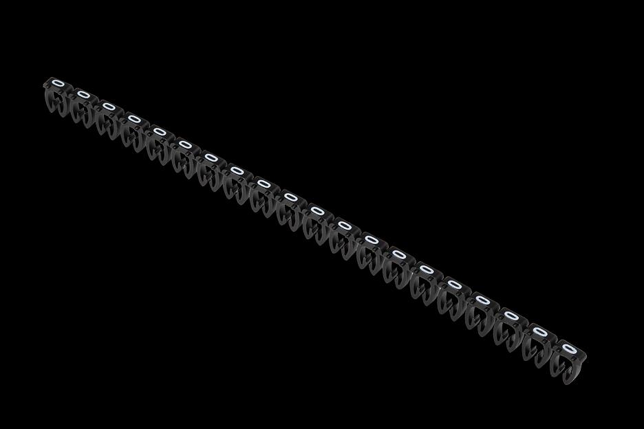 Маркер открытого типа KE 4-6мм2 символ '0' (500шт/упак) IEK фото 1