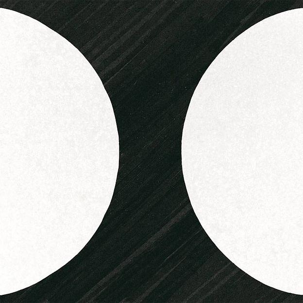 Керамогранит Equipe Caprice Deco Moonline B&W 20x20 фото 1