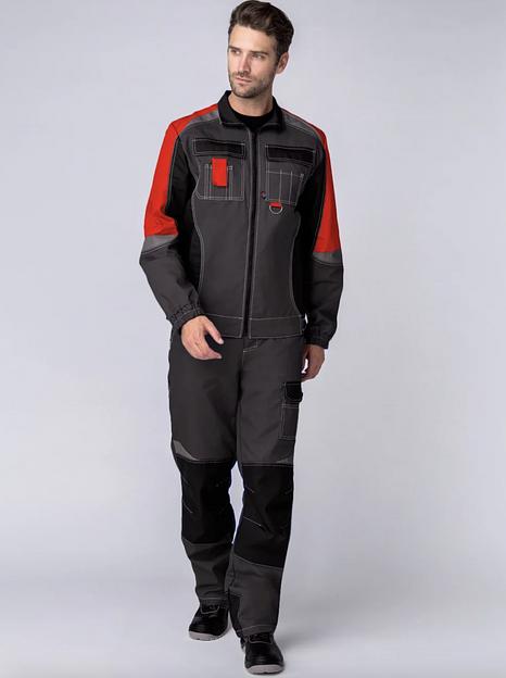 Костюм мужской рабочий «Формула» тёмно-серый, опт фото 1