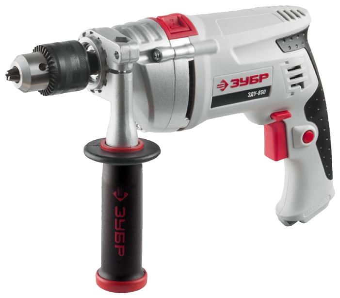 Дрель ударная Зубр ЗДУ-850 ЭРММ2 850Вт патрон:кулачковый реверс фото 1