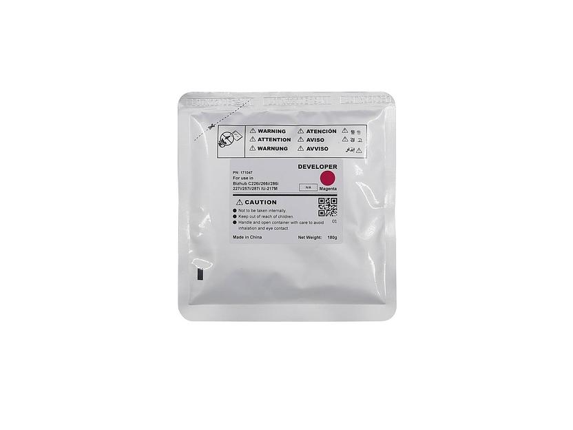 Девелопер для KONICA MINOLTA Bizhub C227i/C257i/C287i Magenta 180г, 90000 стр. (IU-217M-Developer) CET фото 1