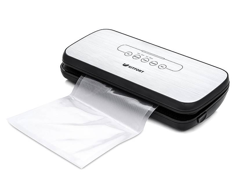 Вакуумный упаковщик Kitfort KT-1502-2 110Вт черный/серый фото 4