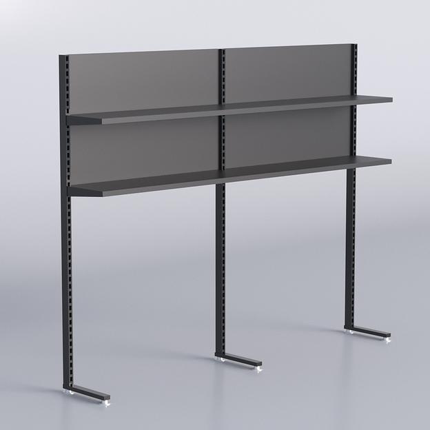 Стеллаж 200x35x160 см, надстройка над ларём 2 м фото 1