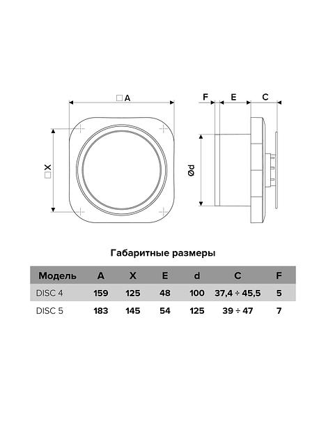 Бытовой вентилятор Disc 5C ET Era опт фото 7