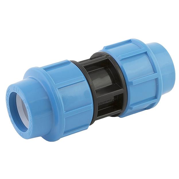 Муфта ДЖИЛЕКС ПНД соединительная 40x40 (10 шт. уп.) фото 1