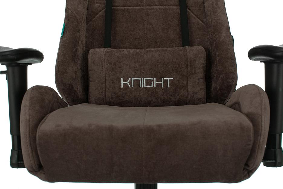 Кресло игровое Бюрократ VIKING KNIGHT Fabric темно-коричневый Light-10 с подголов. крестовина металл фото 6
