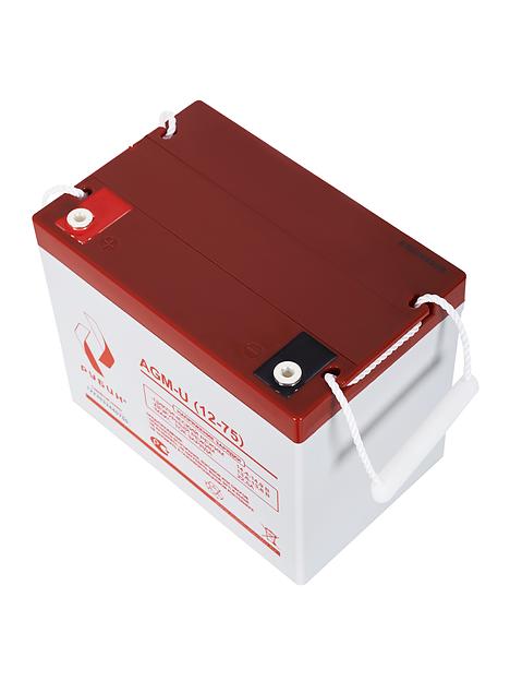 Аккумуляторная батарея Рубин 12V 75Ah AGM 22.5 кг опт фото 3