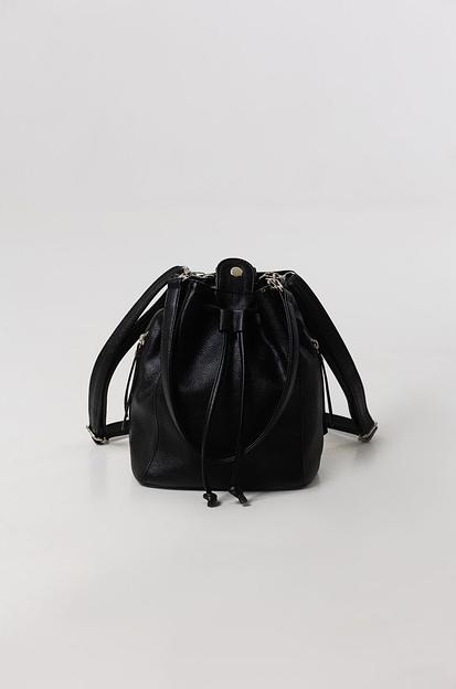 Рюкзак женский кожаный чёрный опт фото 5