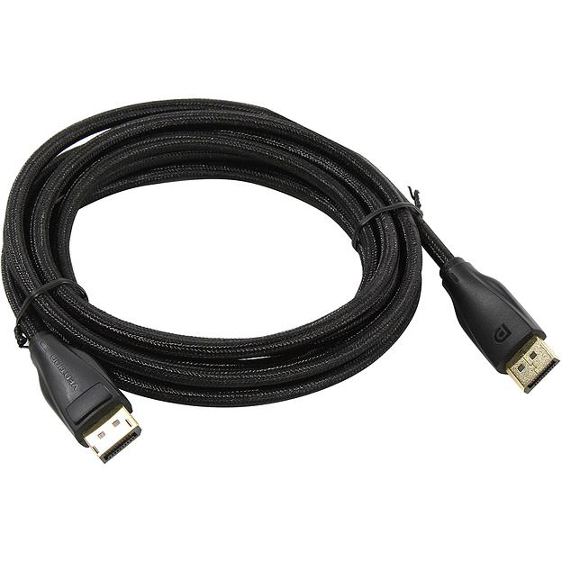 Кабель Vention DisplayPort v1.4 20M/20M - 3м Кабель Vention DisplayPort(m)/DisplayPort(m) - 3 м (HCCBI) фото 1
