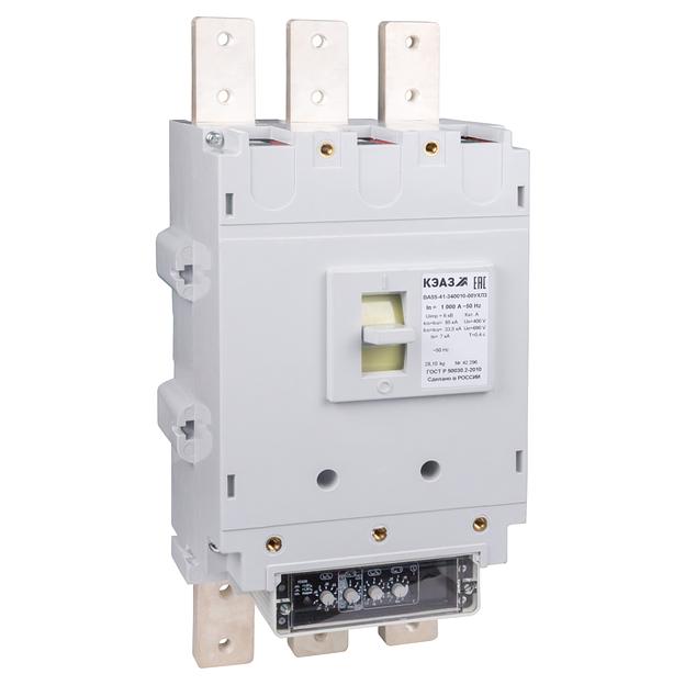 Выключатель автоматический 1000А ВА55-41-340010 УХЛ3 690В AC КЭАЗ 108238 фото 1
