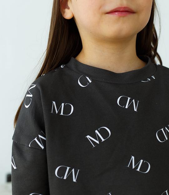 Свитшот MINI DI «Моника» MD на графите, арт.810/70 ОПТ фото 2