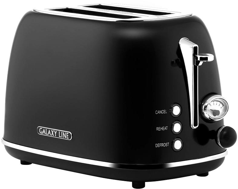 Тостер Galaxy Line GL 2920 900Вт черный фото 3