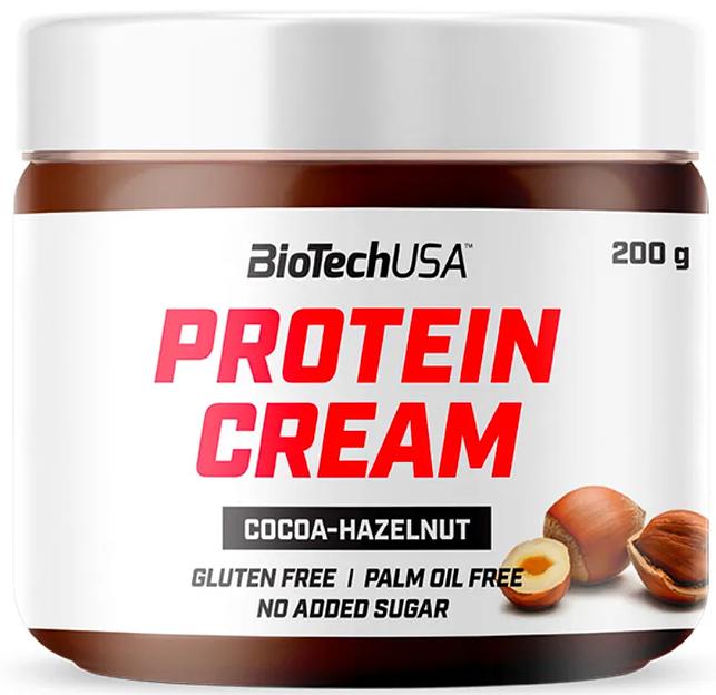 Шоколадная паста с протеином Protein Cream 200 г какао-фундук ОПТ фото 1