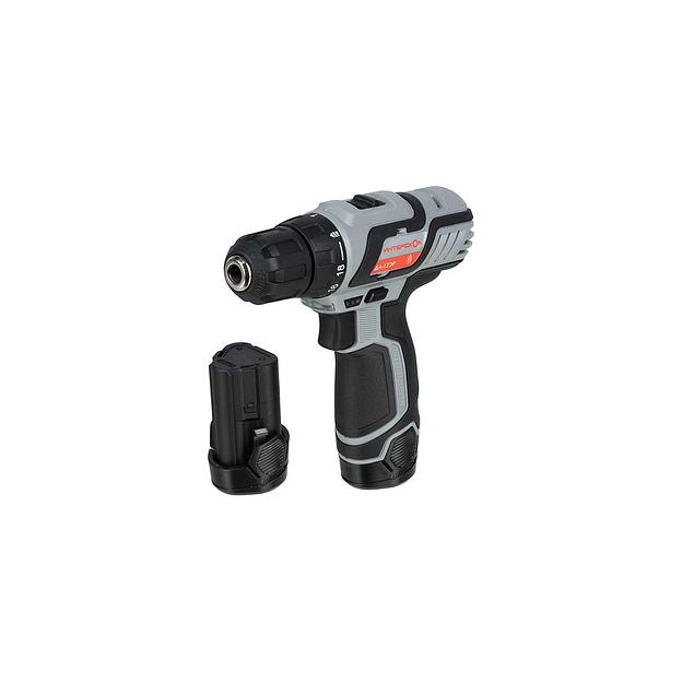 Дрель-шуруповерт Интерскол ДА-12ЭР, 2Ач, с двумя аккумуляторами [434.2.2.20] фото 1