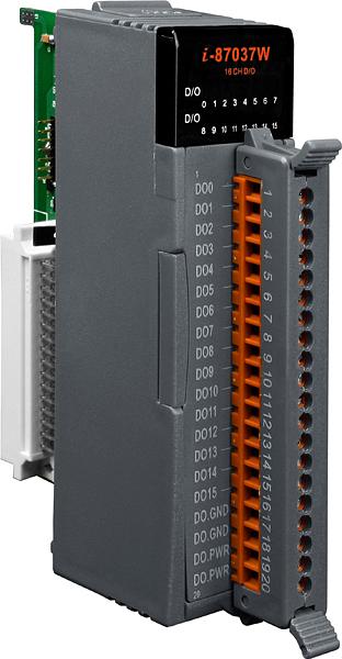 Модуль с 16 каналами DO (source, открытый коллектор) с изоляцией, стандартный профиль, последовательная шина фото 1